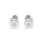 0,04 Karat Diamant Ohrstecker, Weißgold 585 / 14K
