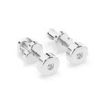 0,04 Karat Diamant Ohrstecker, Weißgold 585 / 14K