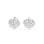 0,18 Karat Diamant Ohrstecker mit 36 echten Diamanten, Weißgold 585 / 14K