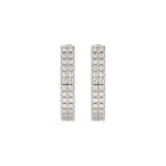 0,22 Karat Diamant Creolen, Rotgold 585 / 14 Karat