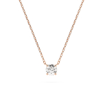 Diamantanhänger in 0,15 Karat, Rotgold 585 / 14 Karat, mit einer 585ger Goldkette in 45 cm lang, Gewicht ca. 1,5 g.
