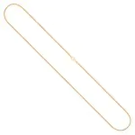 Goldkette als Ankerkette flach in Gelbgold 750 / 18K, 50 cm lang, 1.2 mm breit, Gewicht ca. 2.7 g.