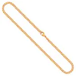 Goldkette als Panzerkette flach in Gelbgold 333 / 8K, 50 cm lang, 4,1 mm breit, Gewicht ca. 18.9 g.