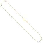 Goldkette als Panzerkette in Gelbgold 333 / 8K, 36 cm lang, 0.8 mm breit, Gewicht ca. 0.9 g.