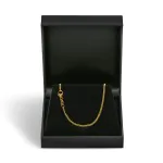 Goldkette als Panzerkette flach in Gelbgold 333 / 8K, 60 cm lang, 1,7 mm breit, Gewicht ca. 5.5 g.