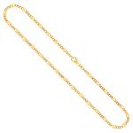 Goldkette als Panzerstegkette in Gelbgold 333 / 8K, 50 cm lang, 3,1 mm breit, Gewicht ca. 4.7 g.