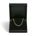 Armband als Figarokette in Gelbgold 333 / 8K, 19 cm lang, 3,1 mm breit, Gewicht ca. 2.4 g.