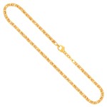 Goldkette als Königskette in Gelbgold 333 / 8K, 85 cm lang, 2,8 mm breit, Gewicht ca. 43.4 g.