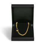 Goldkette als Königskette in Gelbgold 333 / 8K, 70 cm lang, 2,8 mm breit, Gewicht ca. 35.8 g.