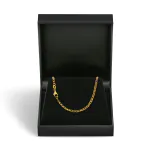 Armband als Zwillingspanzerkette in Gelbgold 333 / 8 Karat, 20 cm lang, 2.1 mm breit, Gewicht ca. 1.3