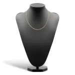 Goldkette als Zopfkette in Gelbgold 750 / 18K, 45 cm lang, 1,7 mm breit, Gewicht ca. 6.1 g.
