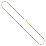 Goldkette als Zopfkette in Gelbgold 375 / 9K, 60 cm lang, 1,7 mm breit, Gewicht ca. 5.5 g.