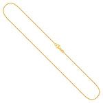 Goldkette als Bingokette in Gelbgold 585 / 14K, 55 cm lang, 1,1 mm breit, Gewicht ca. 4.4 g.