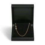 Goldkette als Bingokette in Gelbgold 333 / 8K, 42 cm lang, 1,1 mm breit, Gewicht ca. 2.7 g.