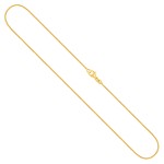 Goldkette als Bingokette in Gelbgold 333 / 8K, 45 cm lang, 1,1 mm breit, Gewicht ca. 2.8 g.
