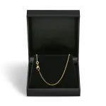 Goldkette als Bingokette in Gelbgold 333 / 8K, 50 cm lang, 1,1 mm breit, Gewicht ca. 3.1 g.