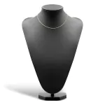 Goldkette als Schlangenkette in Gelbgold 375 / 9K, 40 cm lang, 1,4 mm breit, Gewicht ca. 3.3 g.