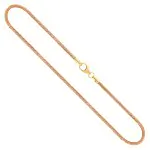 Goldkette als Schlangenkette in Gelbgold 375 / 9K, 50 cm lang, 1,6 mm breit, Gewicht ca. 5.2 g.