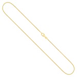 Goldkette als Schlangenkette in Gelbgold 333 / 8K, 34 cm lang, 0,9 mm breit, Gewicht ca. 2.4 g.