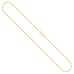 Goldkette als Schlangenkette in Gelbgold 333 / 8K, 34 cm lang, 0,9 mm breit, Gewicht ca. 2.4 g.