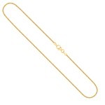 Goldkette als Tondakette in Gelbgold 585 / 14K, 42 cm lang, 1,8 mm breit, Gewicht ca. 7.8 g.