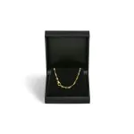 Goldkette als Singapurkette in Gelbgold 585 / 14K, 90 cm lang, 2,2 mm breit, Gewicht ca. 7.2 g.