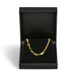 Armband als Singapurkette in Gelbgold 333 / 8 Karat, 17 cm lang, 3.4 mm breit, Gewicht ca. 2,9 g.