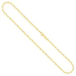 Goldkette als Erbskette in Gelbgold 375 / 9K, 65 cm lang, 2,4 mm breit, Gewicht ca. 5.7 g.