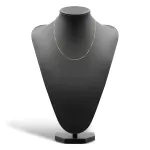 Goldkette als Venezianerkette in Gelbgold 585 / 14K, 50 cm lang, 0,9 mm breit, Gewicht ca. 3.2 g.
