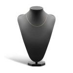 Goldkette als Venezianerkette in Gelbgold 750 / 18K, 45 cm lang, 1,2 mm breit, Gewicht ca. 5.4 g.