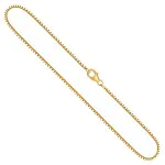 Goldkette als Venezianerkette in Gelbgold 750 / 18K, 45 cm lang, 1,4 mm breit, Gewicht ca. 8 g.