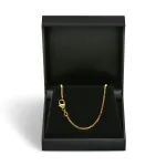 Goldkette als Venezianerkette in Gelbgold 750 / 18K, 50 cm lang, 1,4 mm breit, Gewicht ca. 8.6 g.
