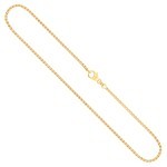 Goldkette als Venezianerkette in Gelbgold 333 / 8K, 50 cm lang, 1,8 mm breit, Gewicht ca. 9.5 g.