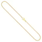Goldkette als Venezianerkette in Gelbgold 333 / 8K, 85 cm lang, 1,8 mm breit, Gewicht ca. 15.9 g.