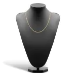 Goldkette als Kordelkette hohl in Gelbgold 333 / 8K, 50 cm lang, 3,3 mm breit, Gewicht ca. 6.8 g.
