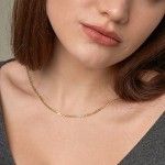 Goldkette als Zwillingspanzerkette in Gelbgold 375 / 9K, 50 cm lang, 2,9 mm breit, Gewicht ca. 4.9 g.