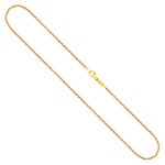 Goldkette als Zopfkette in Gelbgold 585 / 14K, 50 cm lang, 1,7 mm breit, Gewicht ca. 5.7 g.