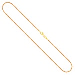 Goldkette als Zopfkette in Gelbgold 333 / 8K, 38 cm lang, 1,7 mm breit, Gewicht ca. 3.5 g.