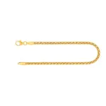 Armband Zopfkette Gelbgold