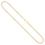 Goldkette als Bingokette in Gelbgold 585 / 14K, 60 cm lang, 1,3 mm breit, Gewicht ca. 5.6 g.