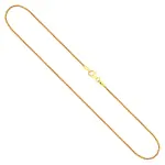 Goldkette als Bingokette in Gelbgold 750 / 18K, 45 cm lang, 1,3 mm breit, Gewicht ca. 5.7 g.