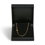 Goldkette als Bingokette in Gelbgold 750 / 18K, 60 cm lang, 1,3 mm breit, Gewicht ca. 7.6 g.
