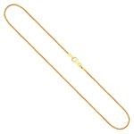 Goldkette als Bingokette in Gelbgold 585 / 14K, 50 cm lang, 1,3 mm breit, Gewicht ca. 4.7 g.