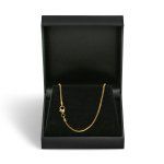 Goldkette als Bingokette in Gelbgold 333 / 8K, 50 cm lang, 1,3 mm breit, Gewicht ca. 4.2 g.