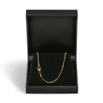 Goldkette als Bingokette in Gelbgold 333 / 8K, 50 cm lang, 1,3 mm breit, Gewicht ca. 4.2 g.