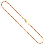 Goldkette als Bingokette in Gelbgold 585 / 14K, 40 cm lang, 1,5 mm breit, Gewicht ca. 6.2 g.