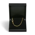 Goldkette als Bingokette in Gelbgold 585 / 14K, 70 cm lang, 1,8 mm breit, Gewicht ca. 13.6 g.