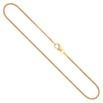 Goldkette als Schlangenkette in Gelbgold 585 / 14 Karat, 95 cm lang, 1.2 mm breit, Gewicht ca. 8.3 g.
