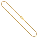 Goldkette als Schlangenkette in Gelbgold 333 / 8 Karat, 55 cm lang, 1.2 mm breit, Gewicht ca. 4.1