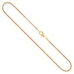 Goldkette als Schlangenkette in Gelbgold 333 / 8K, 40 cm lang, 1,2 mm breit, Gewicht ca. 3 g.